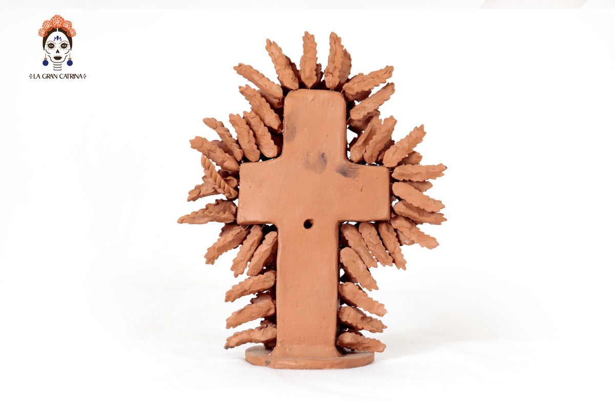 Arbol de la Vida de Barro Natural - 30.5 Cm. 12 In. Zipiajo