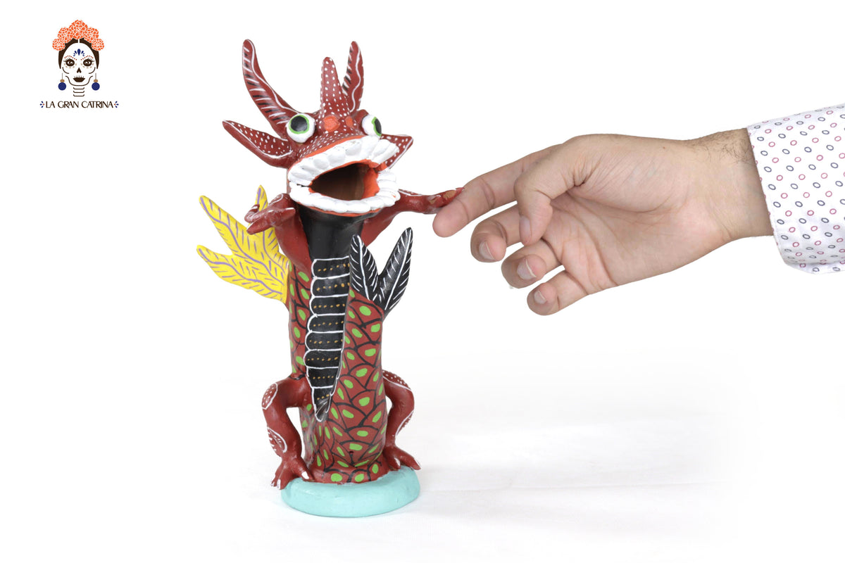 Ocumicho - Diablo rojo - 25 cm. 10 in. Artesanía