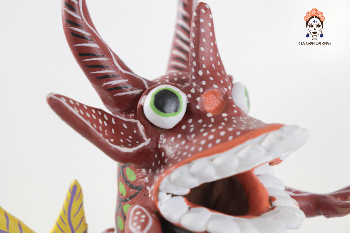 Ocumicho - Diablo rojo - 25 cm. 10 in. Artesanía