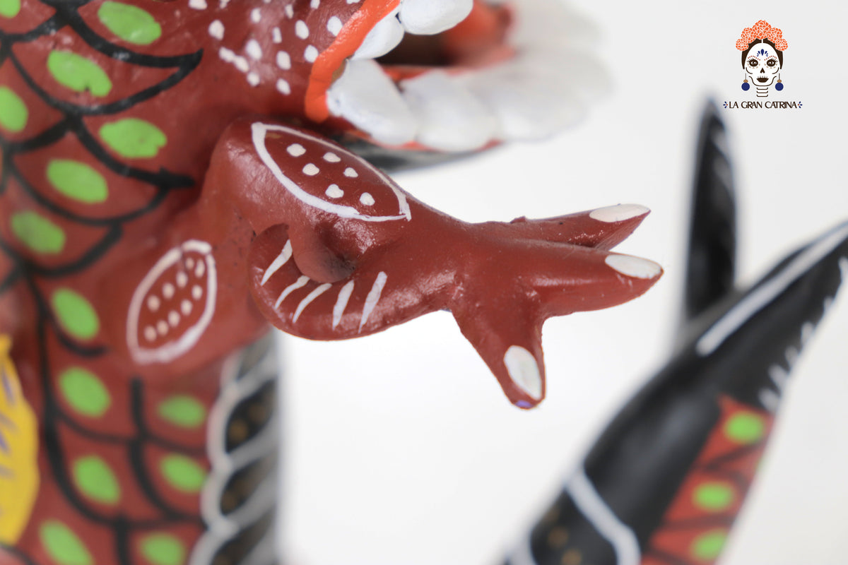 Ocumicho - Diablo rojo - 25 cm. 10 in. Artesanía