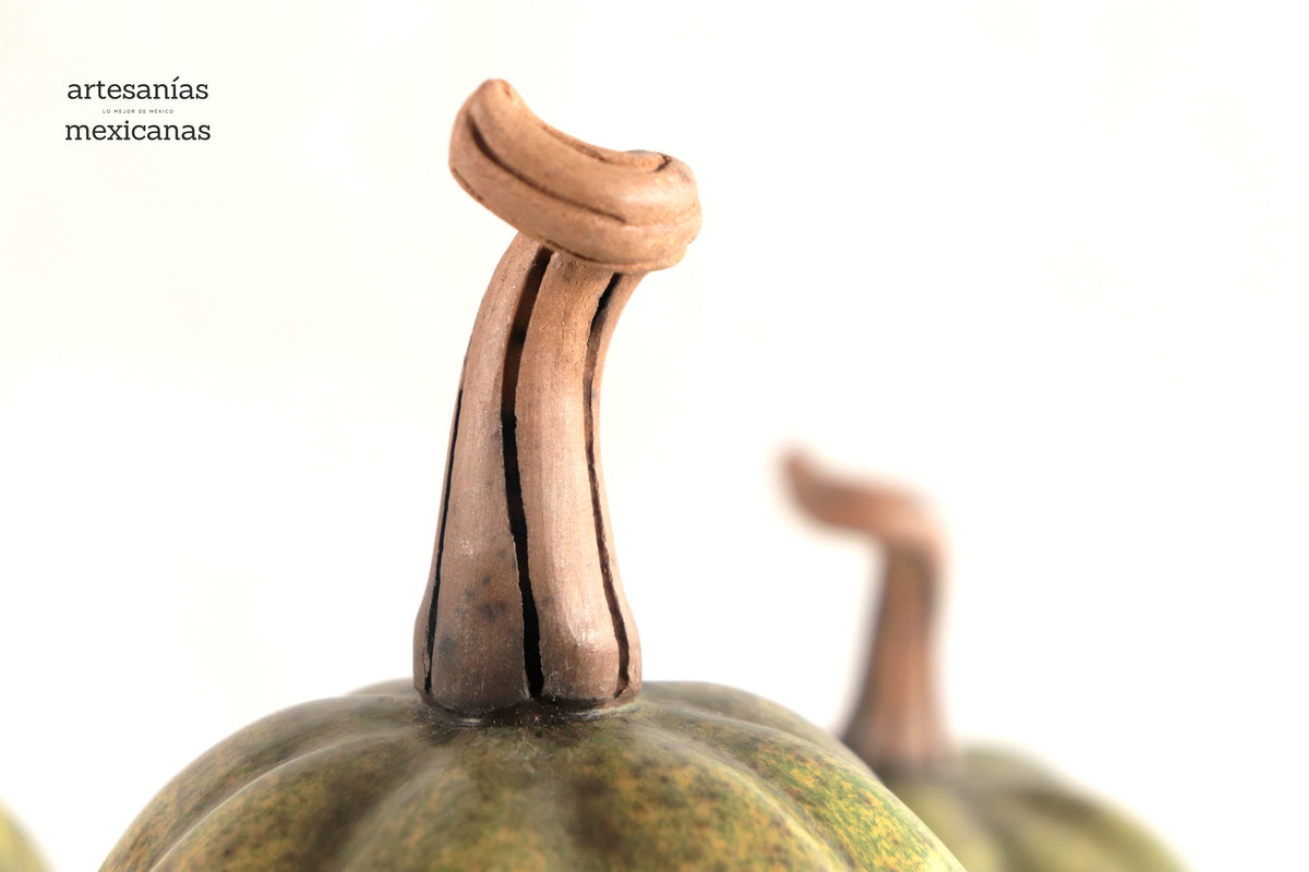 Juego de 3 calabazas verde ll Calabaza