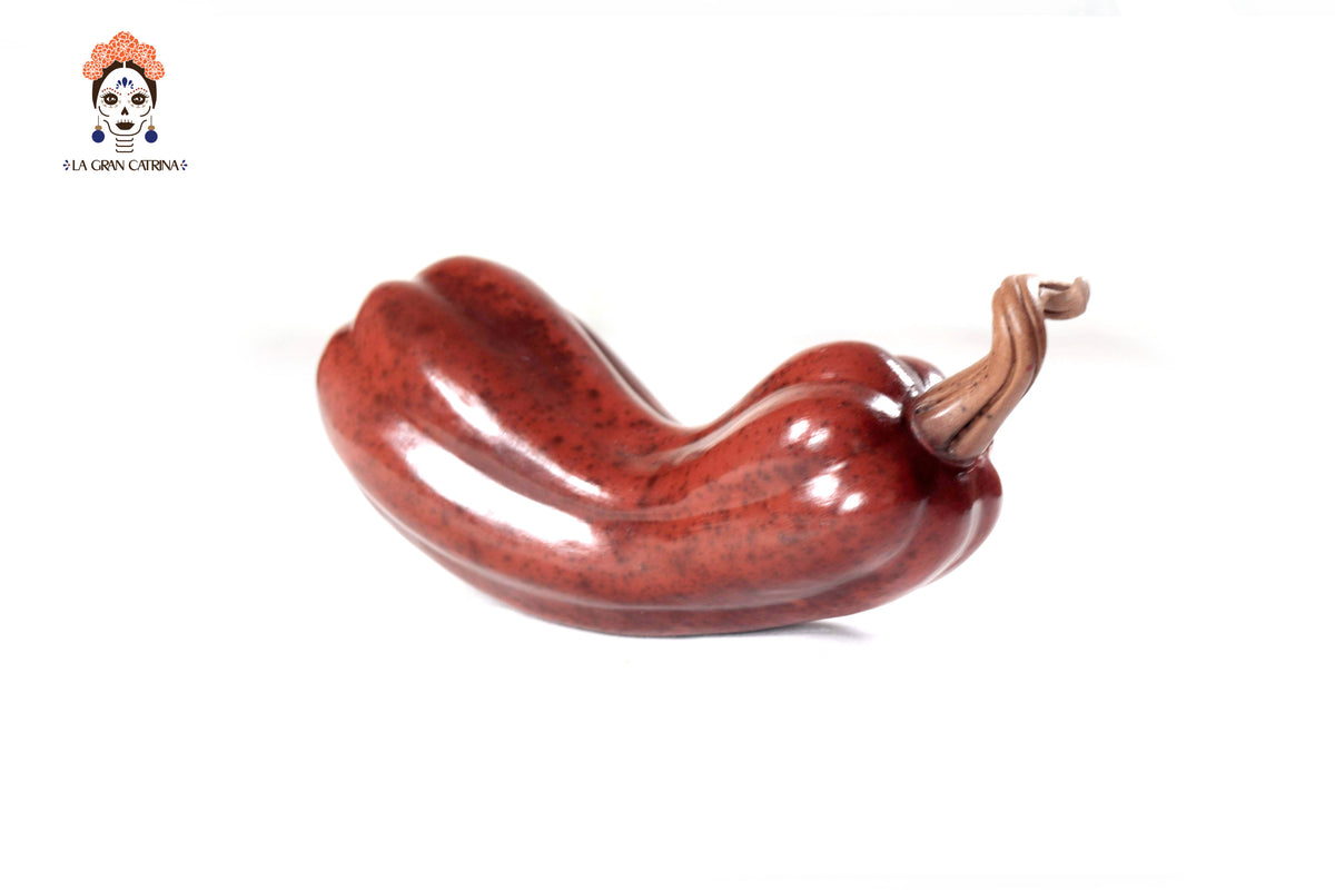 Juego de 3 calabazas rojizas - 25 cm. 9.8 in. Calabaza