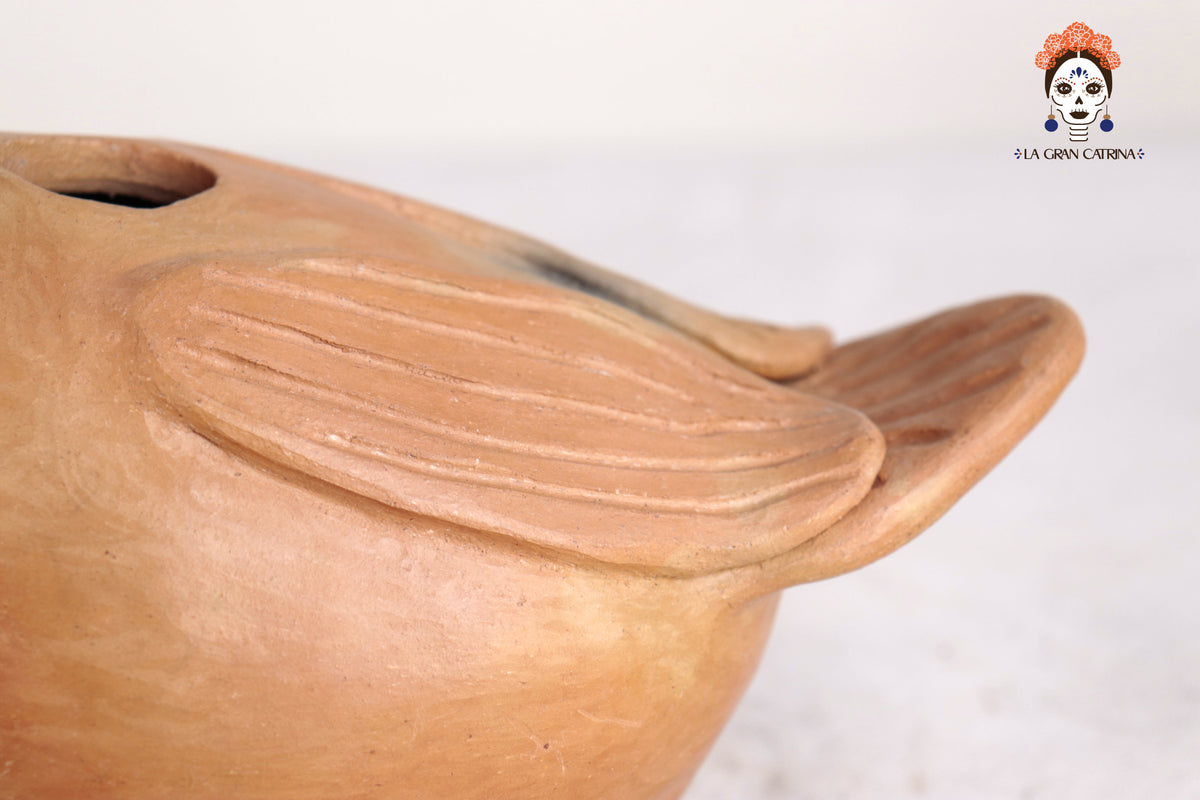 Florero Gallina Ancestral - 16.5 cm. 6.5 in. Mixe