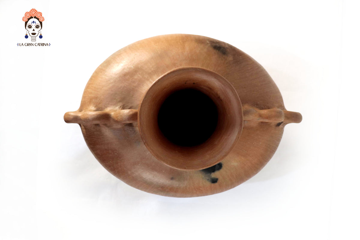 Vasija Mixe Ancestral con 6 asas - 34 Cm. 13.3 In. Mixe