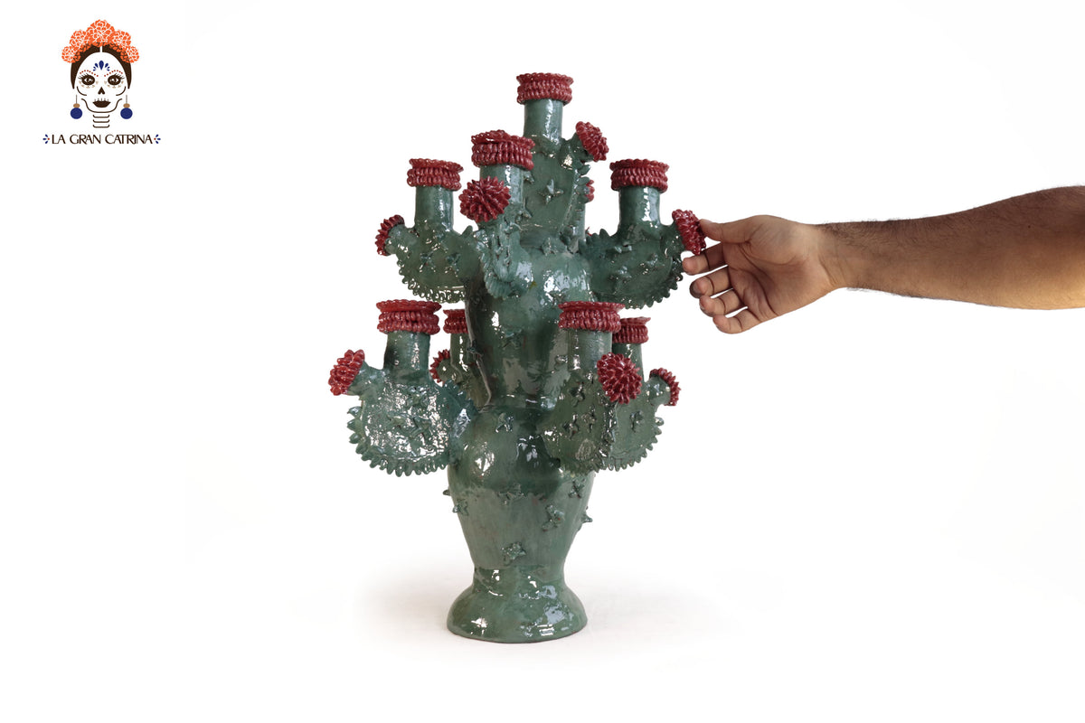 Candelero Nopal - 53 cm. 21 in. Candelabros