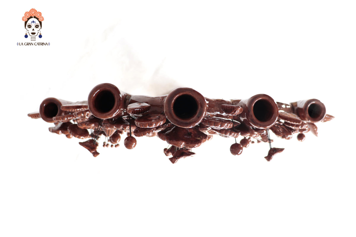 Árbol de la Vida Marrón – Barro Vidriado - 62 cm. 24.4 in. - Sobre pedido