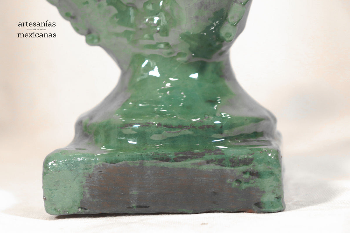 Candelero Nopal Vidriado - 39 cm 15.3 in Candelabros