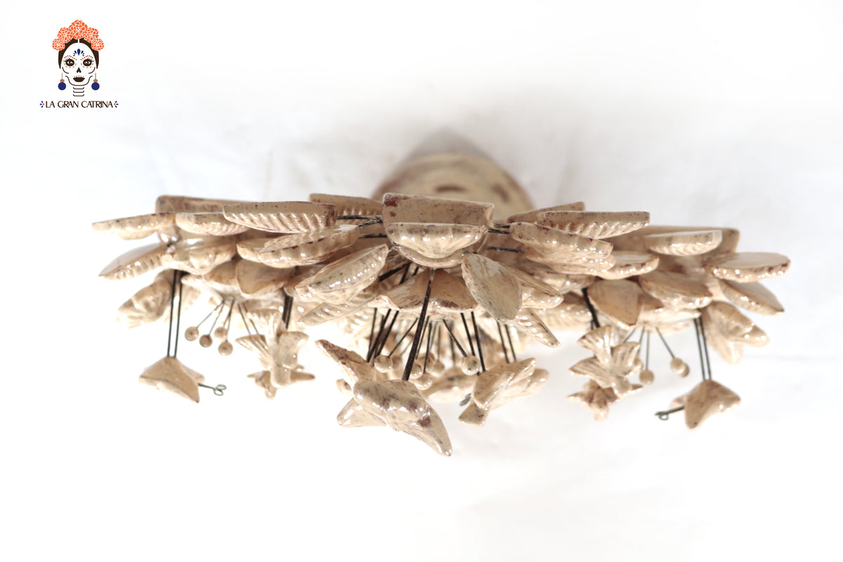 Cruz vintage vidriada de 40.5 cm. 15.9 In.