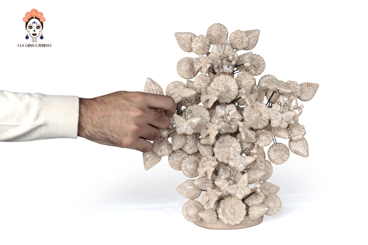 Cruz vintage vidriada de 22 cm. - 8.6 in.