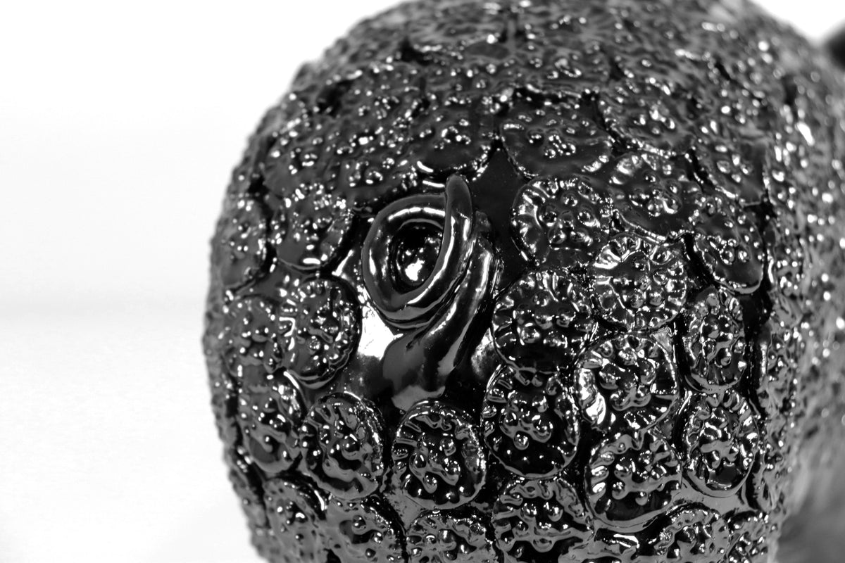 Cochinito - Cerdo de ahorro mediano - Negro - 27 cm. 11 in.