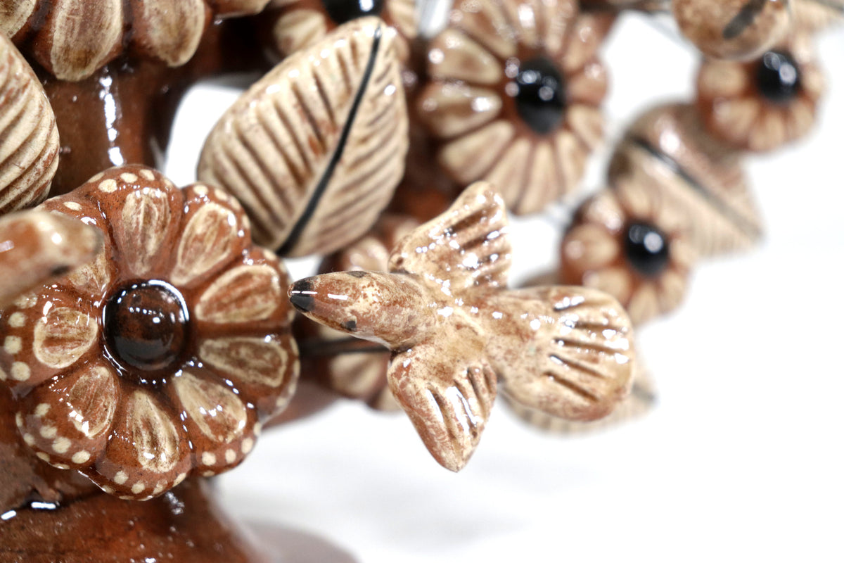 Árbol de la Vida Mediano Marrón – 3 Velas - 35 cm. 14 in.