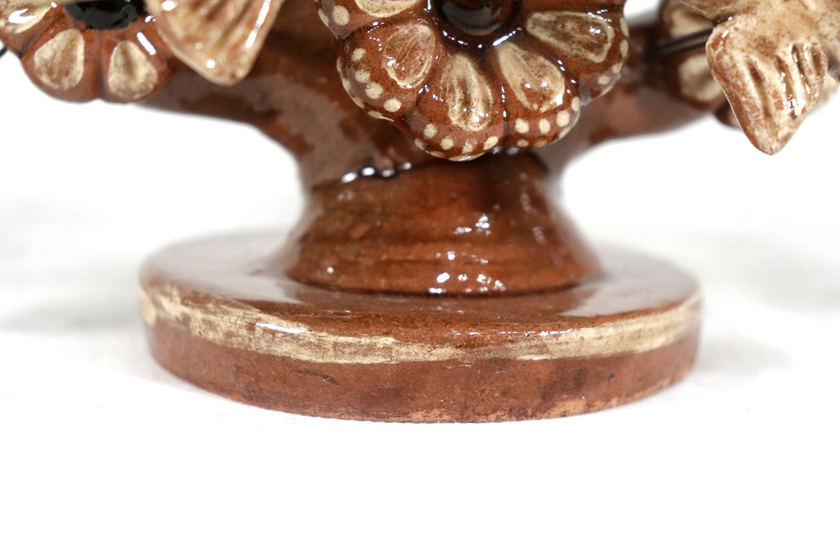 Árbol de la Vida Mediano Marrón – 3 Velas - 35 cm. 14 in.