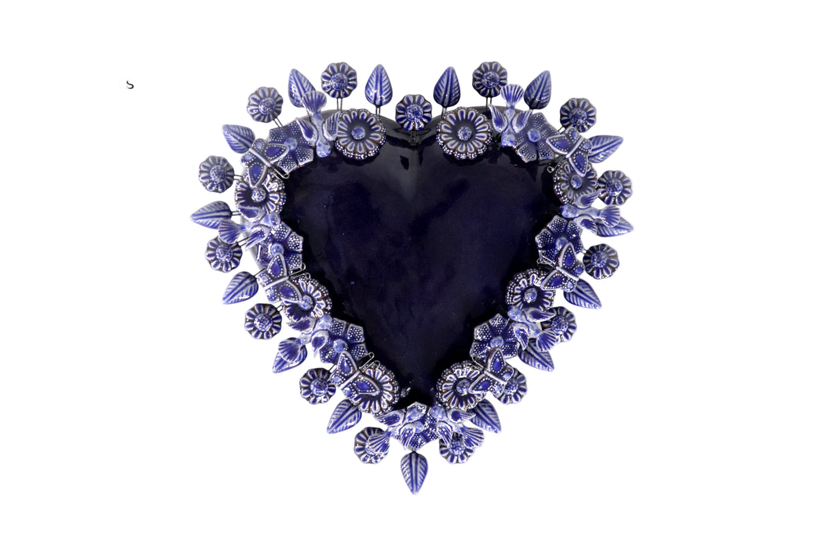 Corazón grande - Azul - 40 cm. 16 in