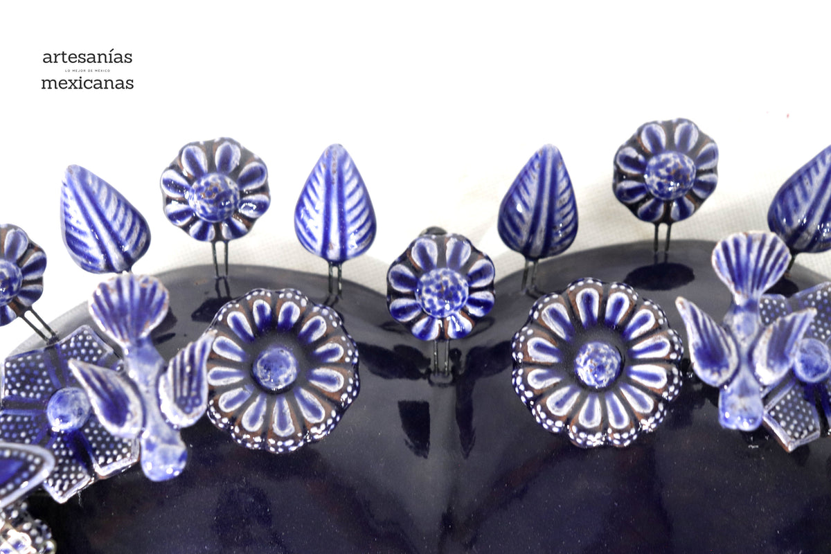 Corazón grande - Azul - 40 cm. 16 in