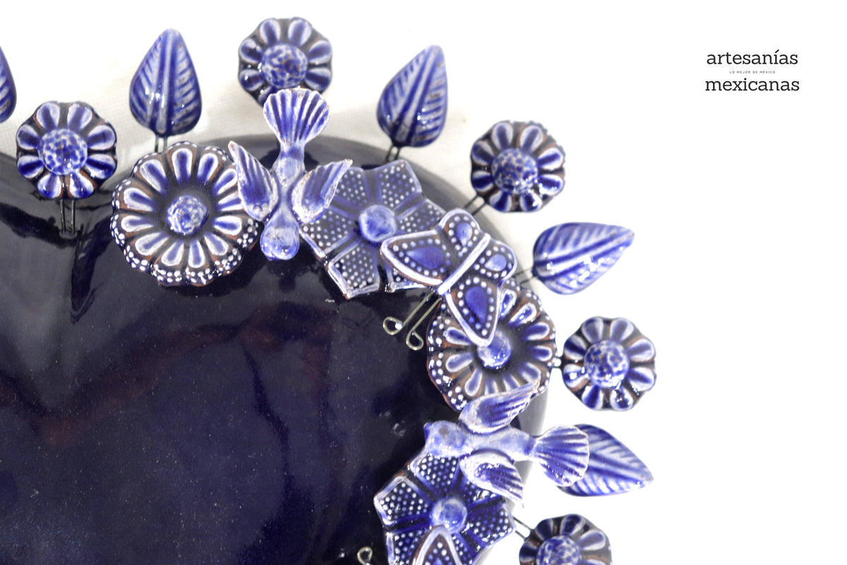 Corazón grande - Azul - 40 cm. 16 in