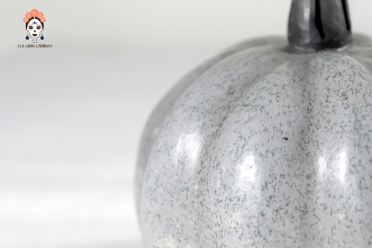 Juego de 3 calabazas gris claro - 25 cm. 9.8 in. Calabaza