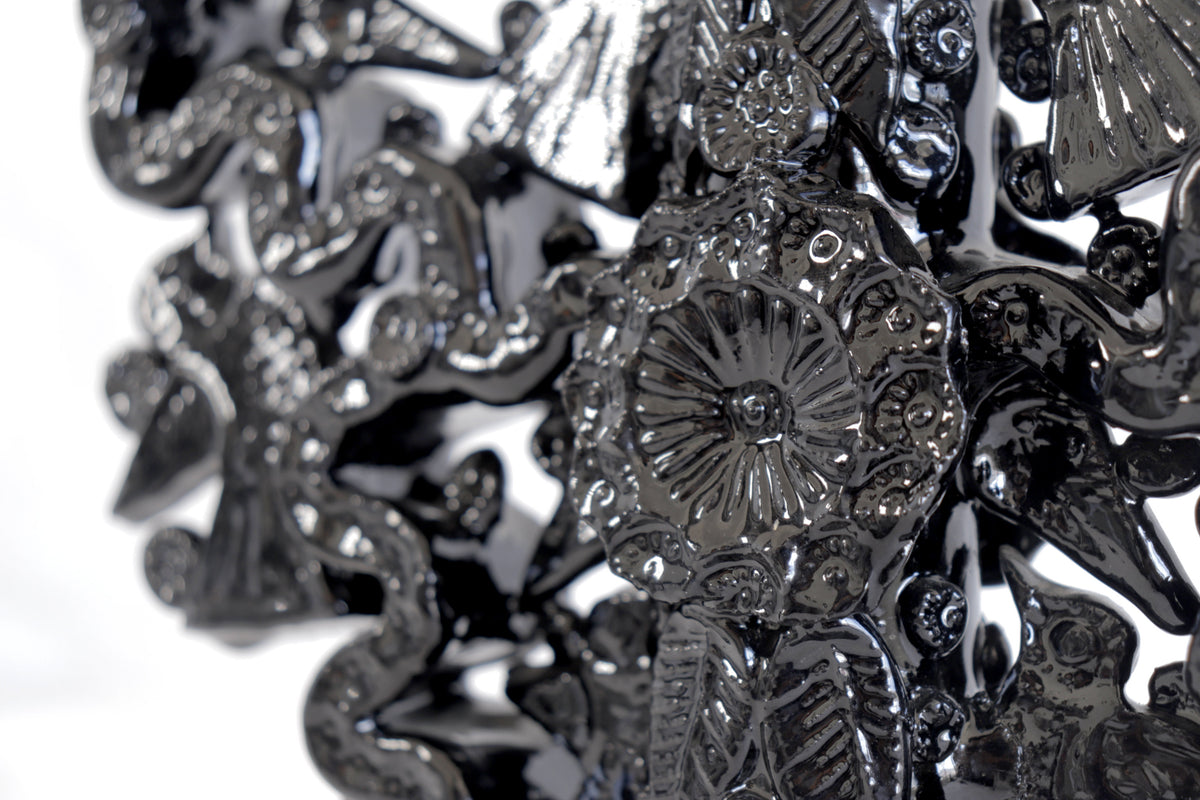 Candelero de 5 velas negro - 26 cm. 10.2 in Candelabros