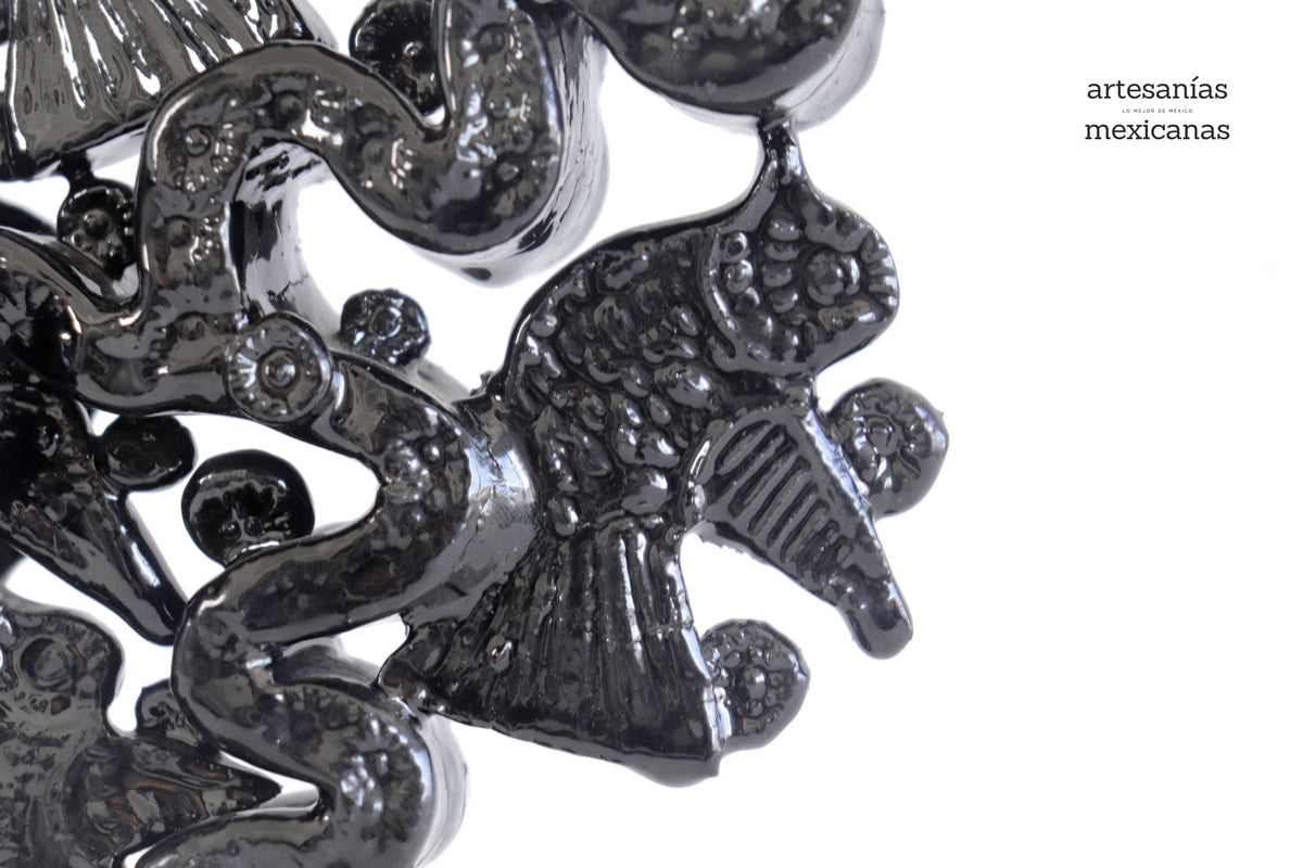 Candelero de 5 velas negro - 26 cm. 10.2 in Candelabros