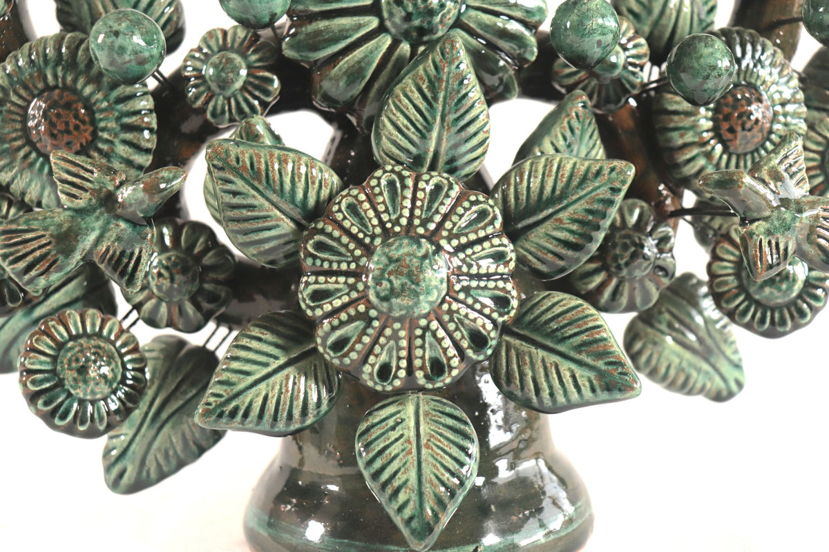 Árbol de la Vida Mediano Verde – 3 Velas - 37 cm. 14.5 in.