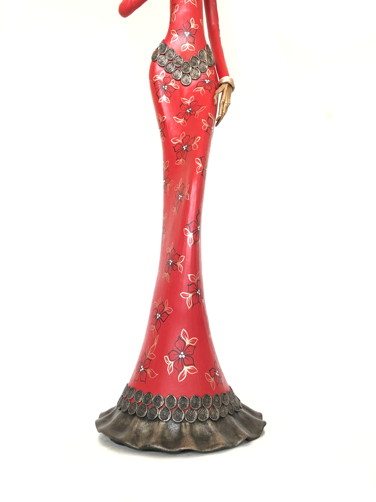 Catrina de vestido rojo - 100 cm. 40 in. Catrina