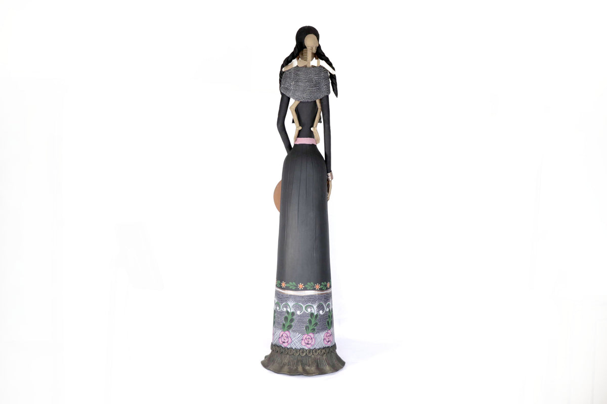 Catrina mamá con bebé - 100 cm. 40 in. Catrina