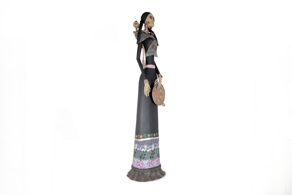 Catrina mamá con bebé - 100 cm. 40 in. Catrina