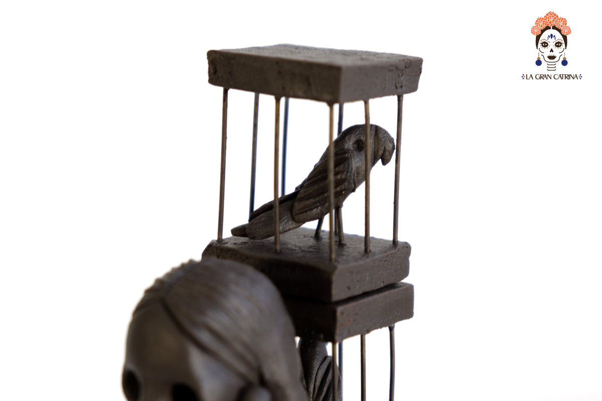 Catrina Pajarera - 24 cm. 10 in. Catrina
