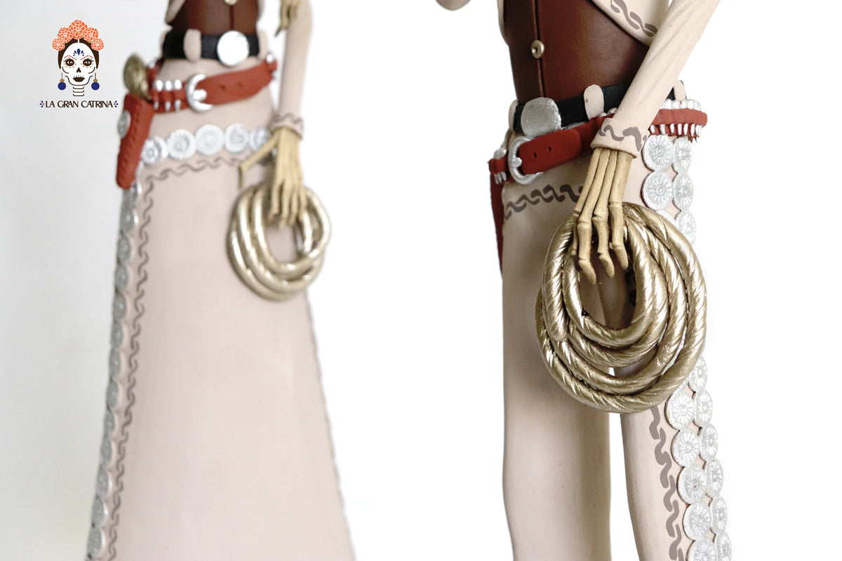 Pareja de Catrines Charros - 50 cm. 20 in. Catrina