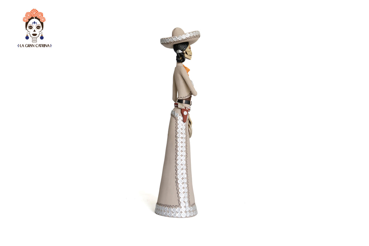 Pareja de Catrines Charros - 50 cm. 20 in. Catrina