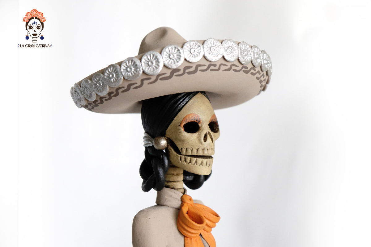 Pareja de Catrines Charros - 50 cm. 20 in. Catrina
