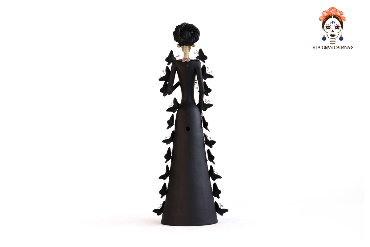 Catrina Monarca Vestido Verde - 50 cm. 20 in. Catrina