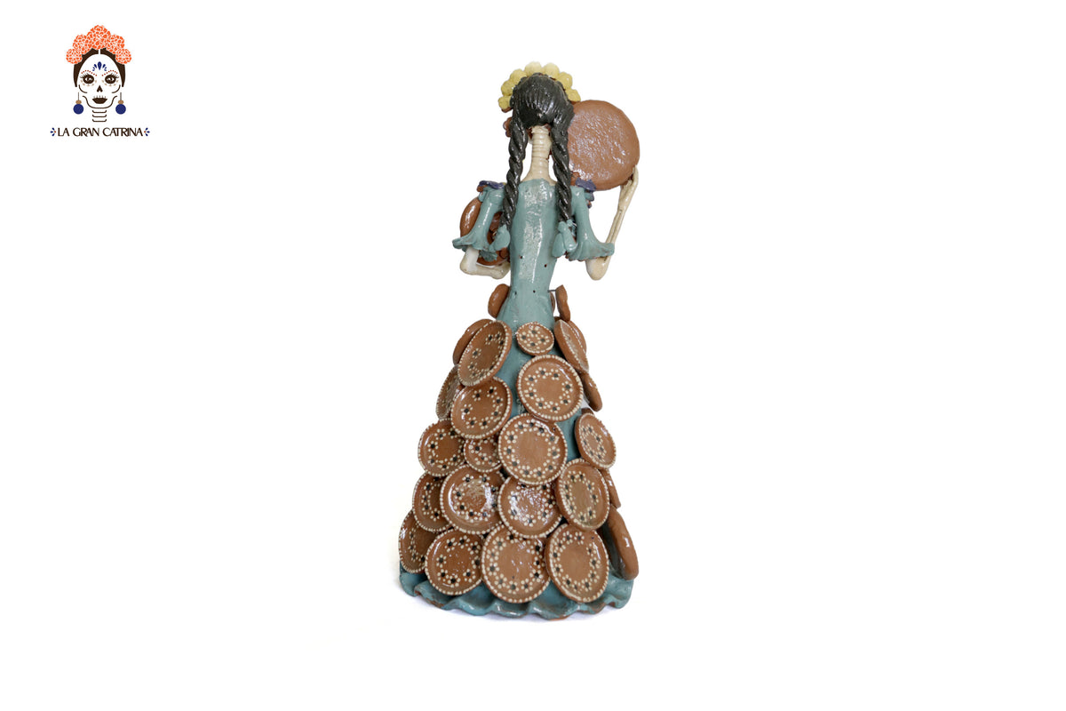Catrina Platera - 49 cm. 19.7 in. Catrina