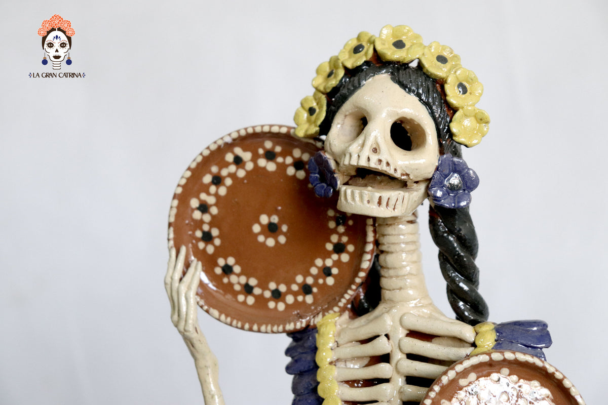 Catrina Platera - 49 cm. 19.7 in. Catrina