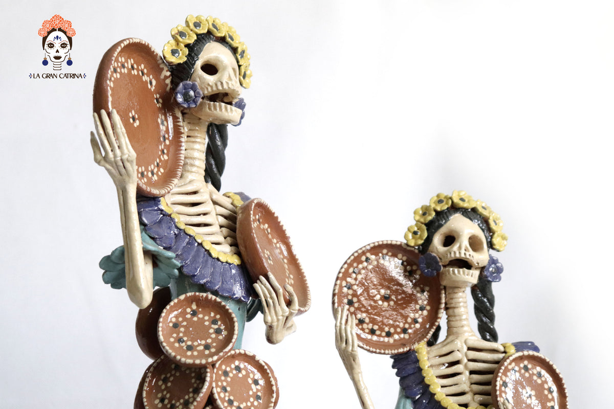 Catrina Platera - 49 cm. 19.7 in. Catrina