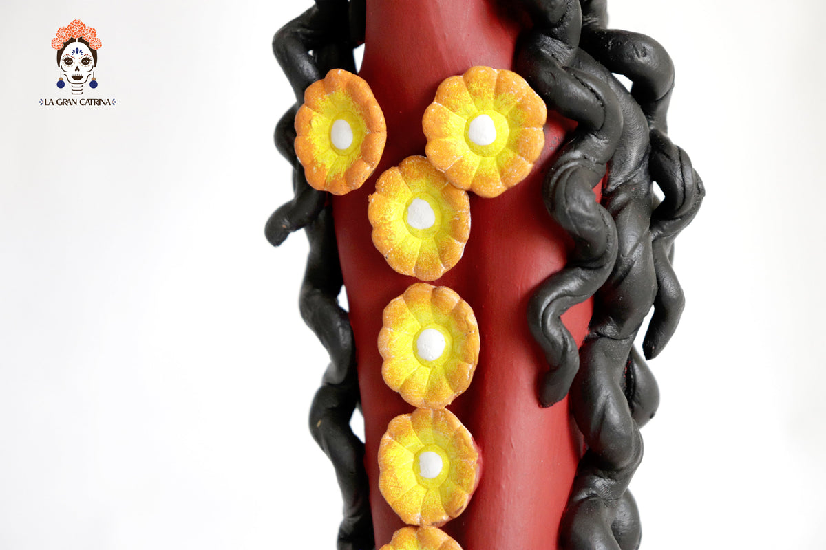Catrina de sombrero grande - 50 cm. 20 in. Catrina