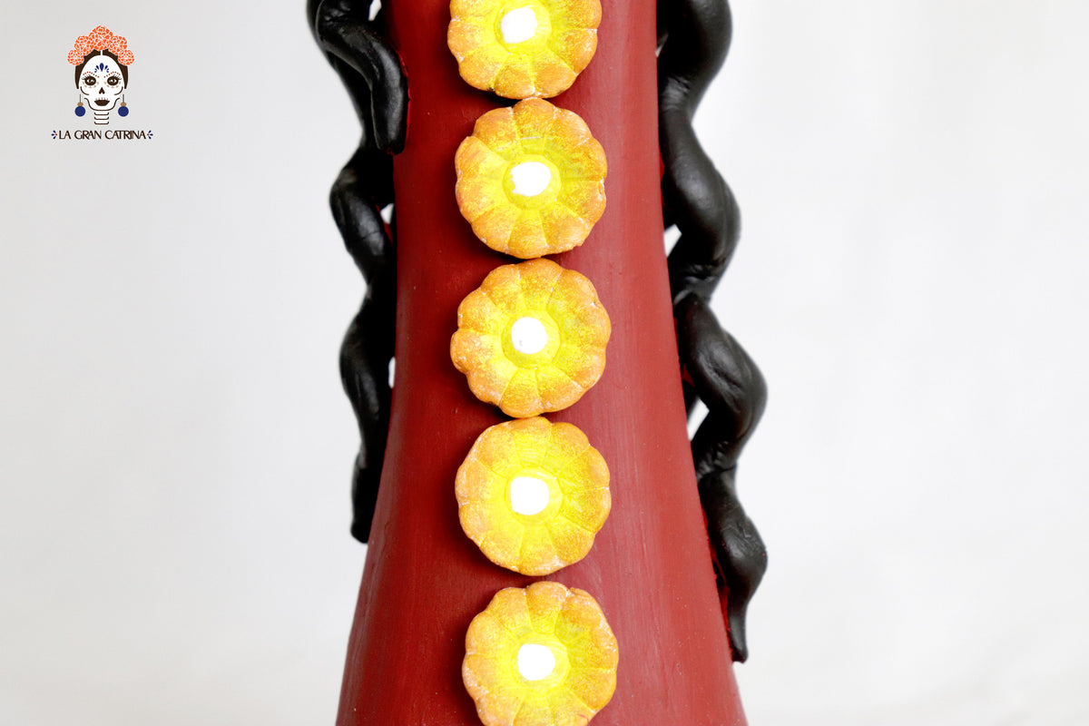 Catrina de sombrero grande - 50 cm. 20 in. Catrina
