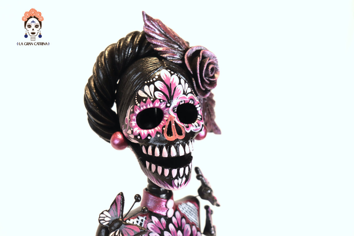 Catrina hermana rosa - 60 cm. 24 in. - Sobre pedido Catrina