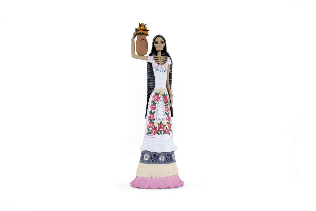 Pareja de Catrines Cempasuchileros - 50 cm. 20 in. - Sobre Pedido Catrina