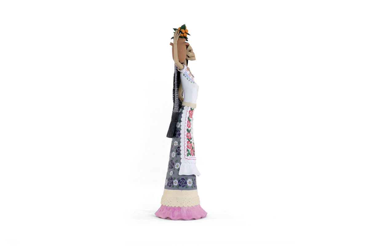 Pareja de Catrines Cempasuchileros - 50 cm. 20 in. - Sobre Pedido Catrina