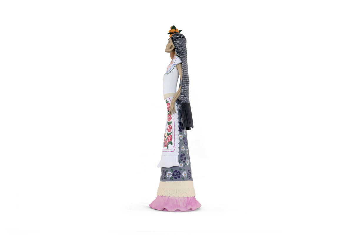 Pareja de Catrines Cempasuchileros - 50 cm. 20 in. - Sobre Pedido Catrina