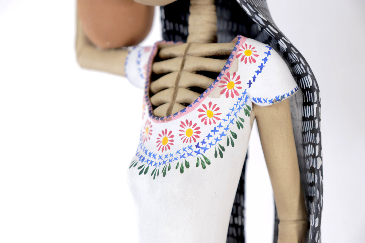 Pareja de Catrines Cempasuchileros - 50 cm. 20 in. - Sobre Pedido Catrina
