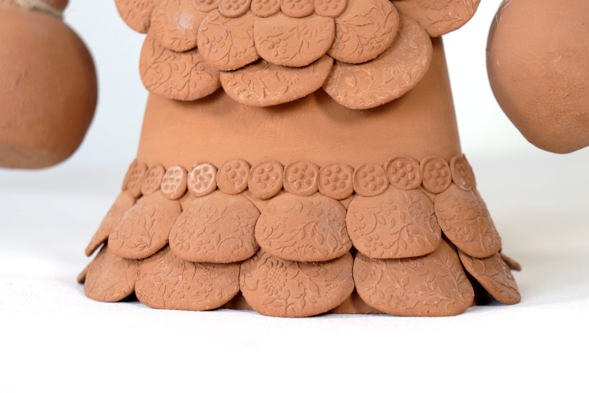 Catrina con Jarrones 38 Cm. 14.9 In. Catrina