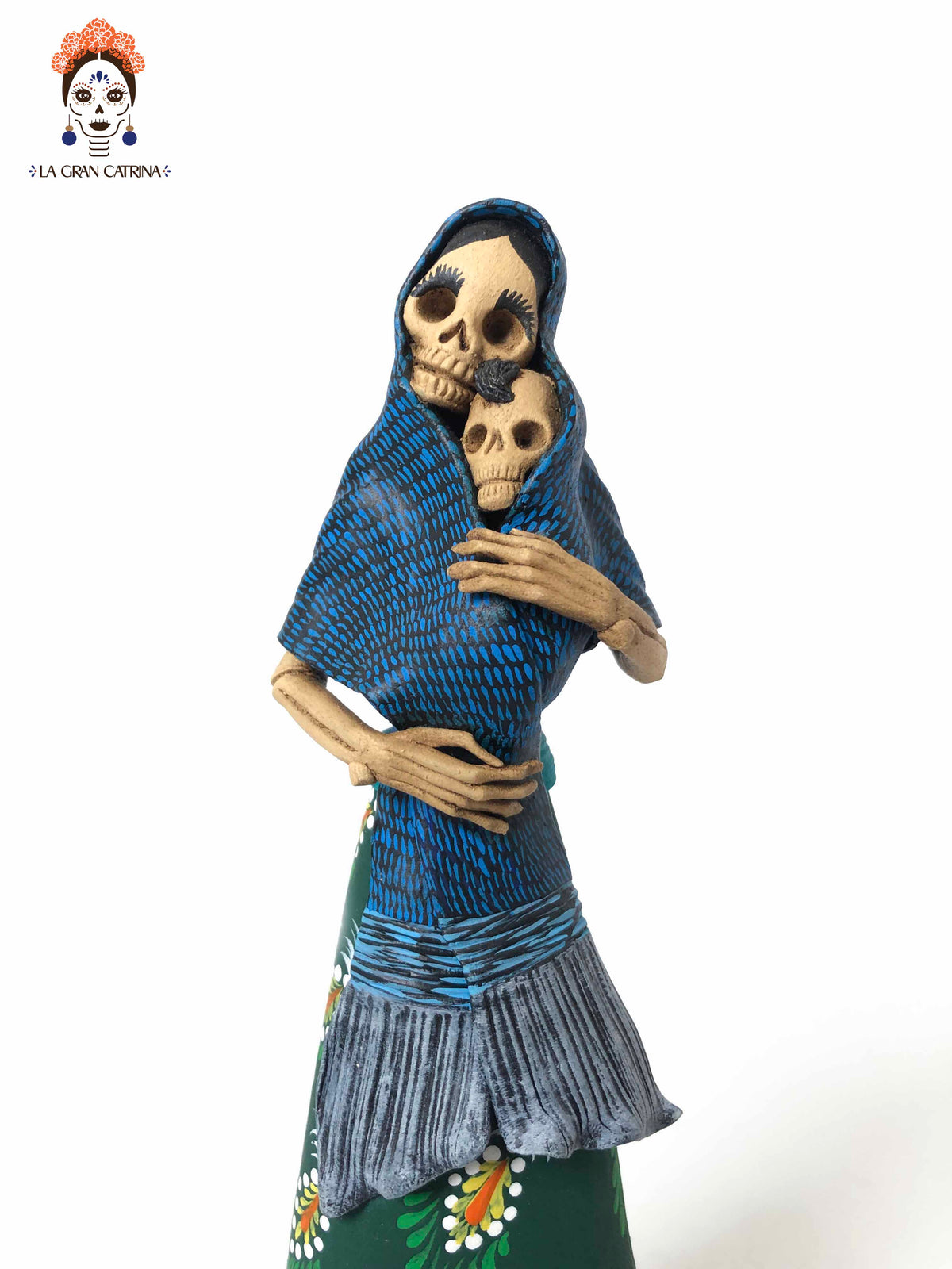 Catrina mamá con bebé - 22 cm. 9 in. Catrina