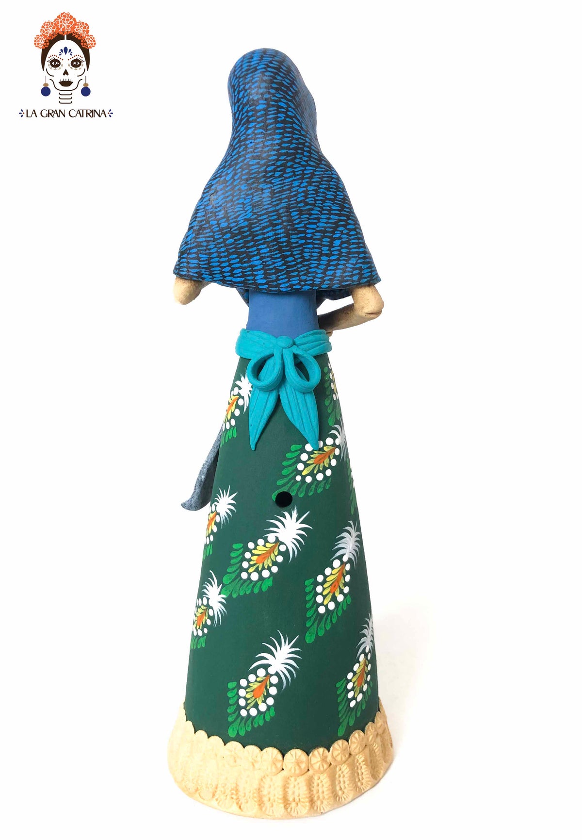 Catrina mamá con bebé - 22 cm. 9 in. Catrina