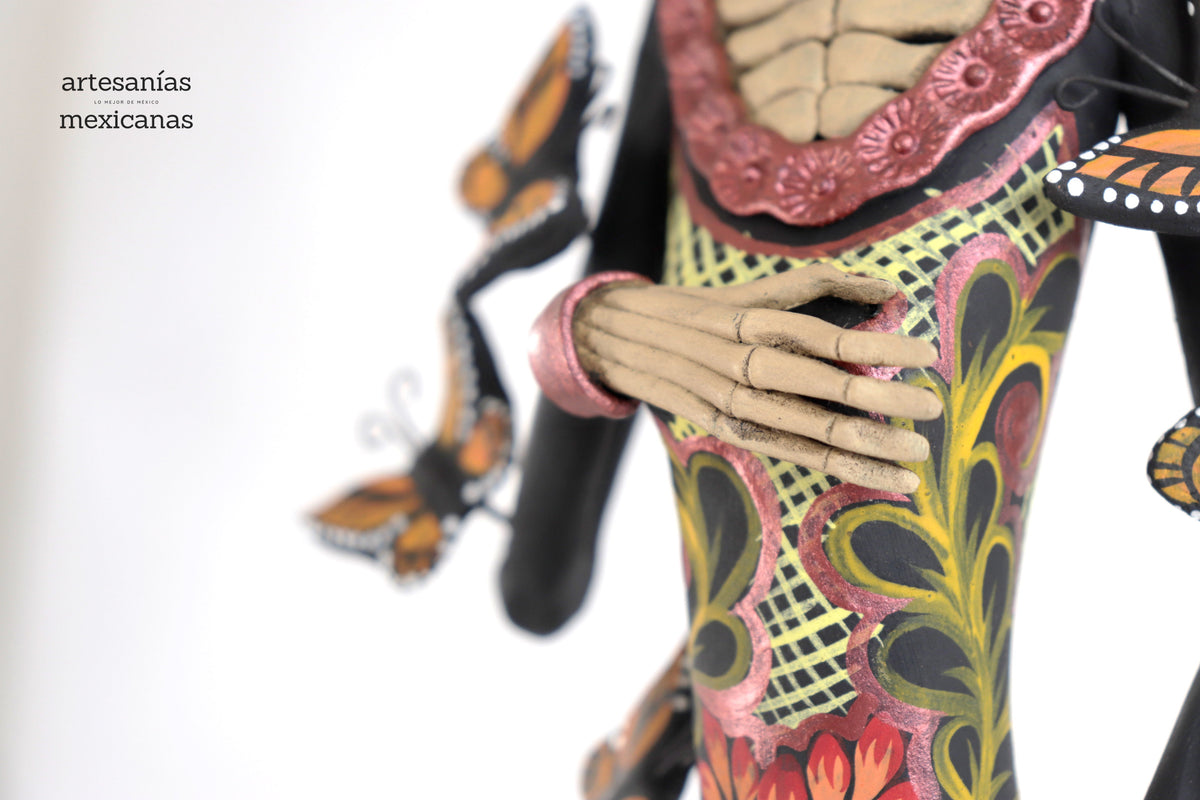 Catrina mariposas naranja - 50 cm. 20 in. - En producción Catrina