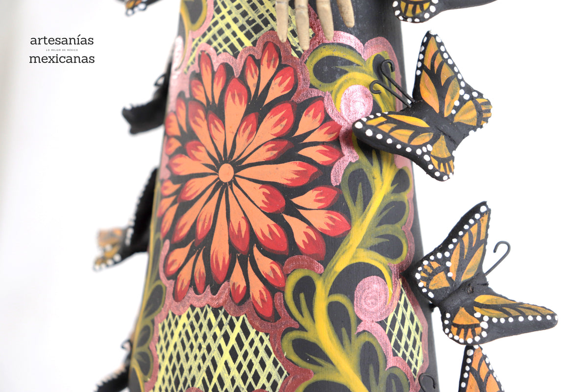Catrina mariposas naranja - 50 cm. 20 in. - En producción Catrina