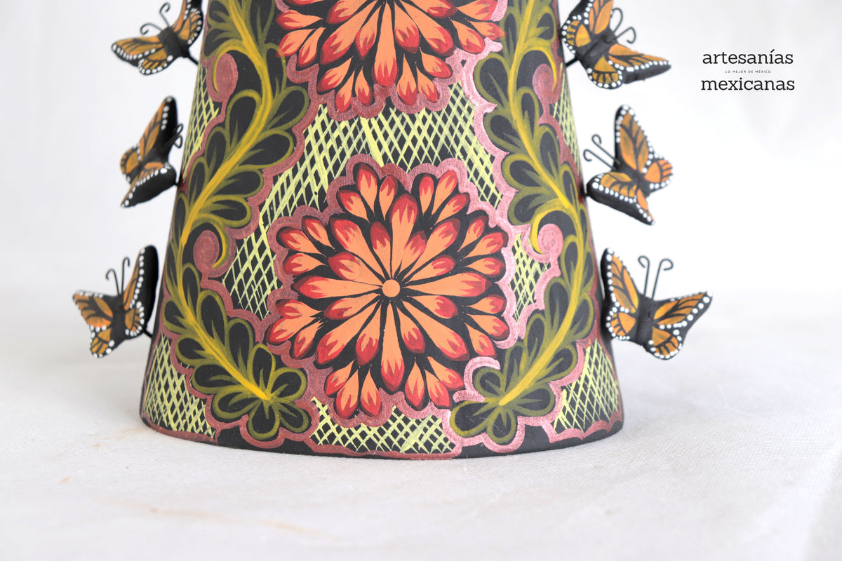 Catrina mariposas naranja - 50 cm. 20 in. - En producción Catrina