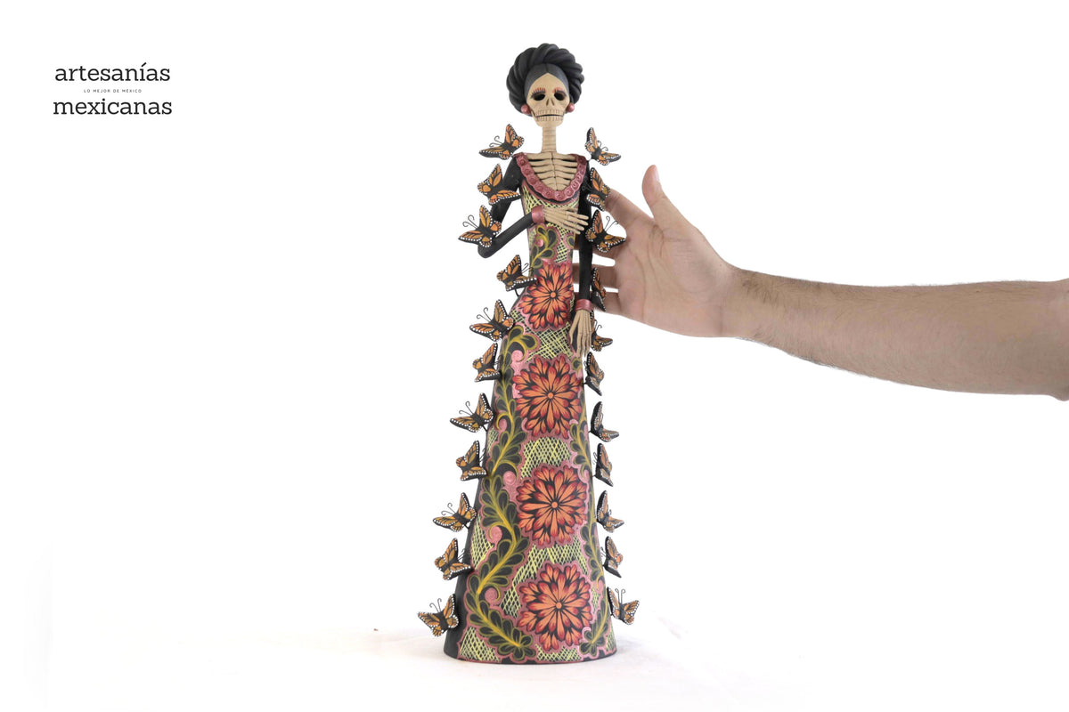 Catrina mariposas naranja - 50 cm. 20 in. - En producción Catrina