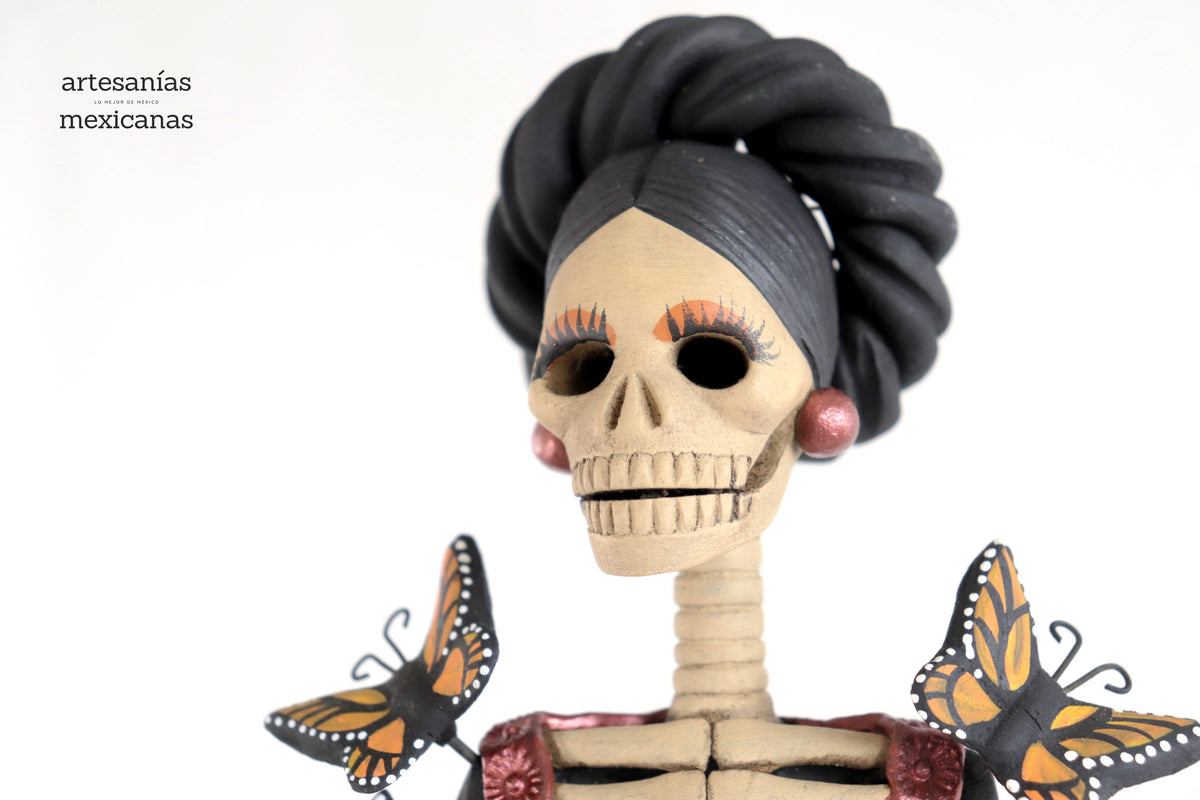 Catrina mariposas naranja - 50 cm. 20 in. - En producción Catrina