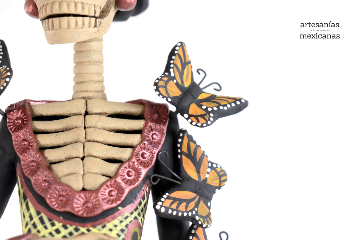 Catrina mariposas naranja - 50 cm. 20 in. - En producción Catrina